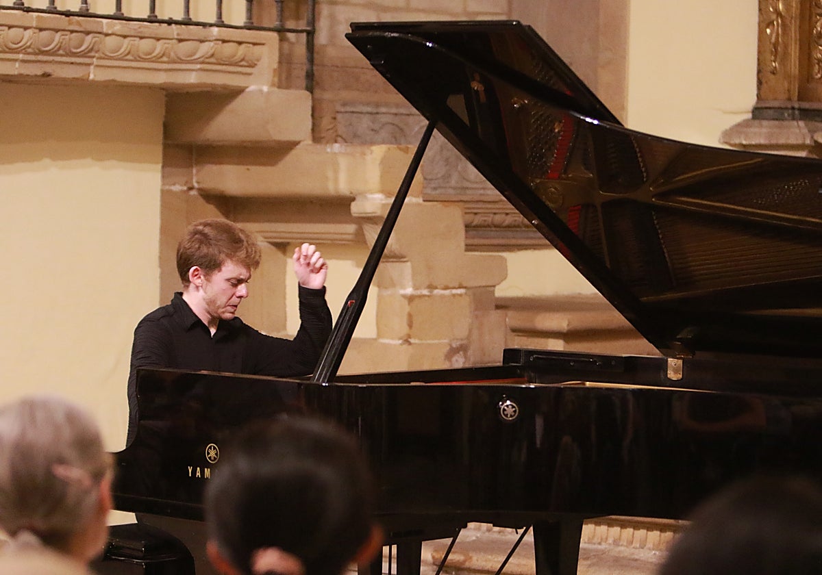 El músico, que actuaba en Gijón por primera vez.