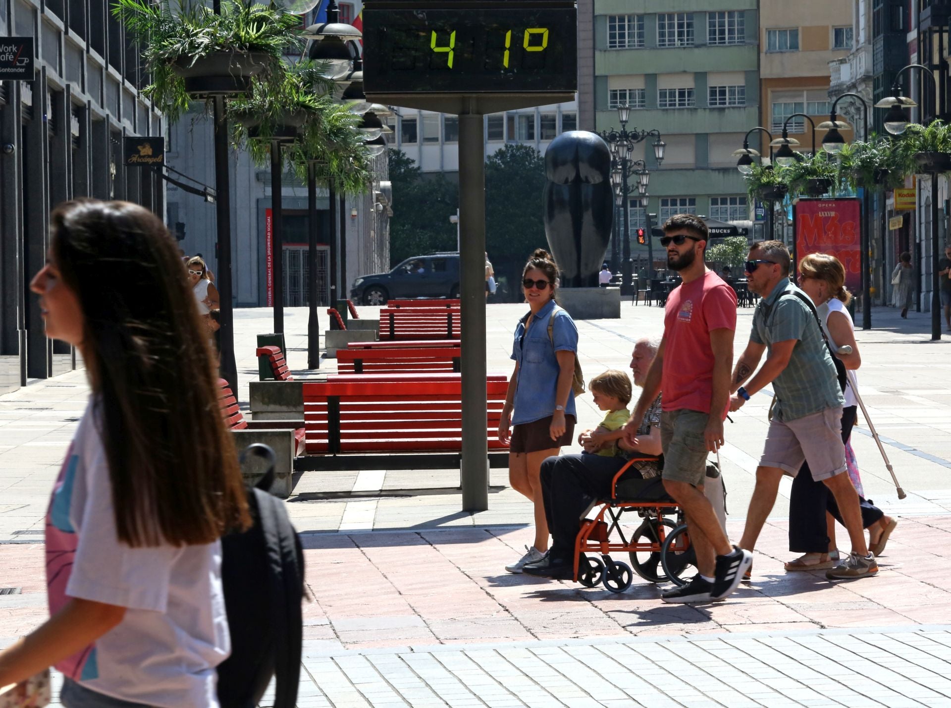 Asturias se achicharra: temperaturas sofocantes a más de 40 grados