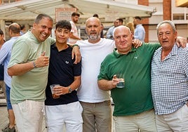 Borja Báscones, Nacho Cueli, Víctor Vázquez, José Enrique Cueli y Benito Báscones.