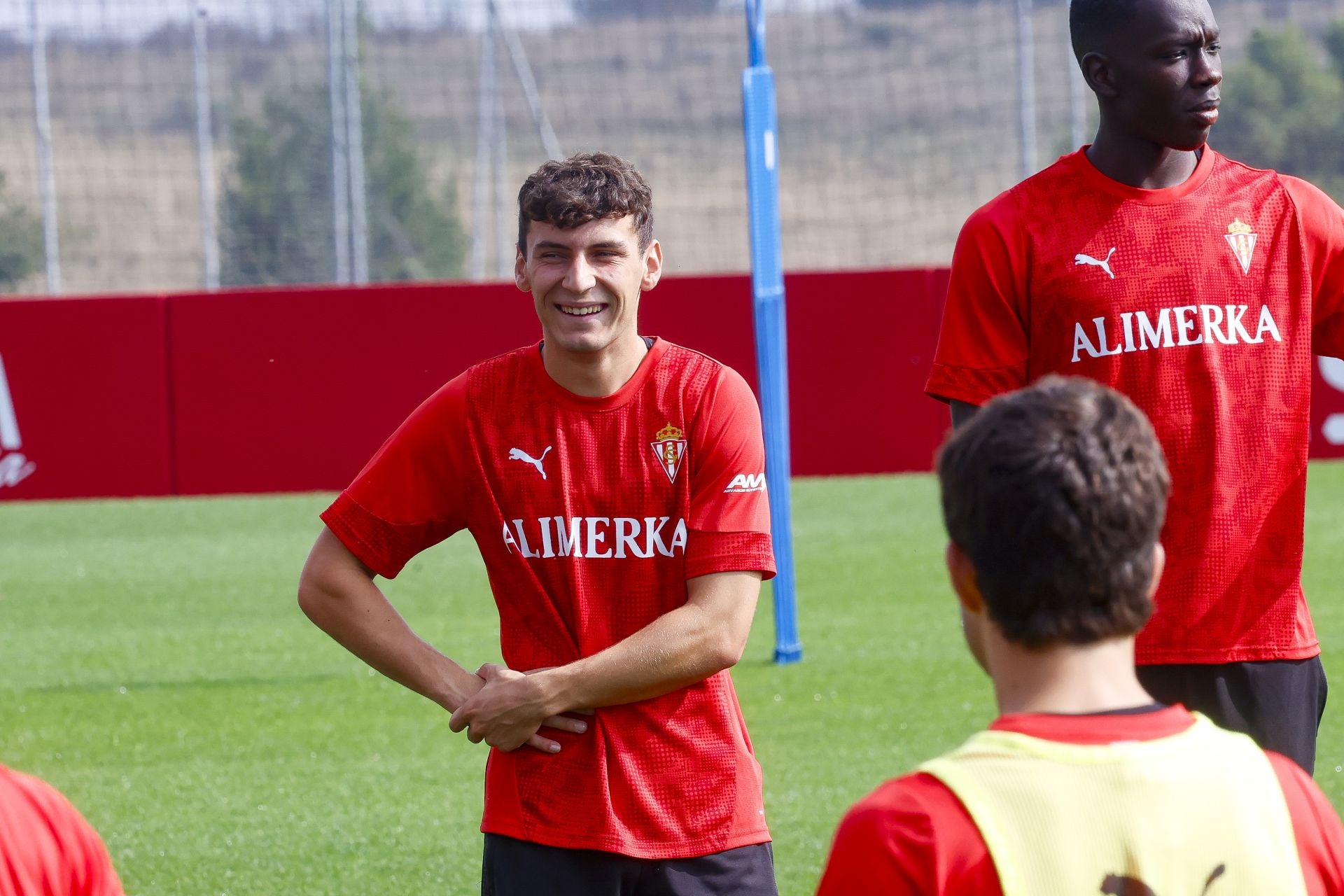 El entrenamiento del Sporting de Gijón de este sábado, 16 de agosto, en fotos