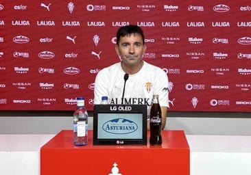 Garitano, convencido de que el Sporting llega «preparado» al debut 