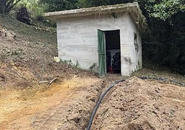 Imagen del depósito en el que se ubicará la red.