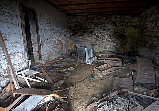 El estado interior de la edificación.