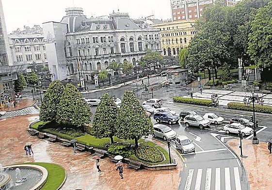 La plaza de La Escandalera.