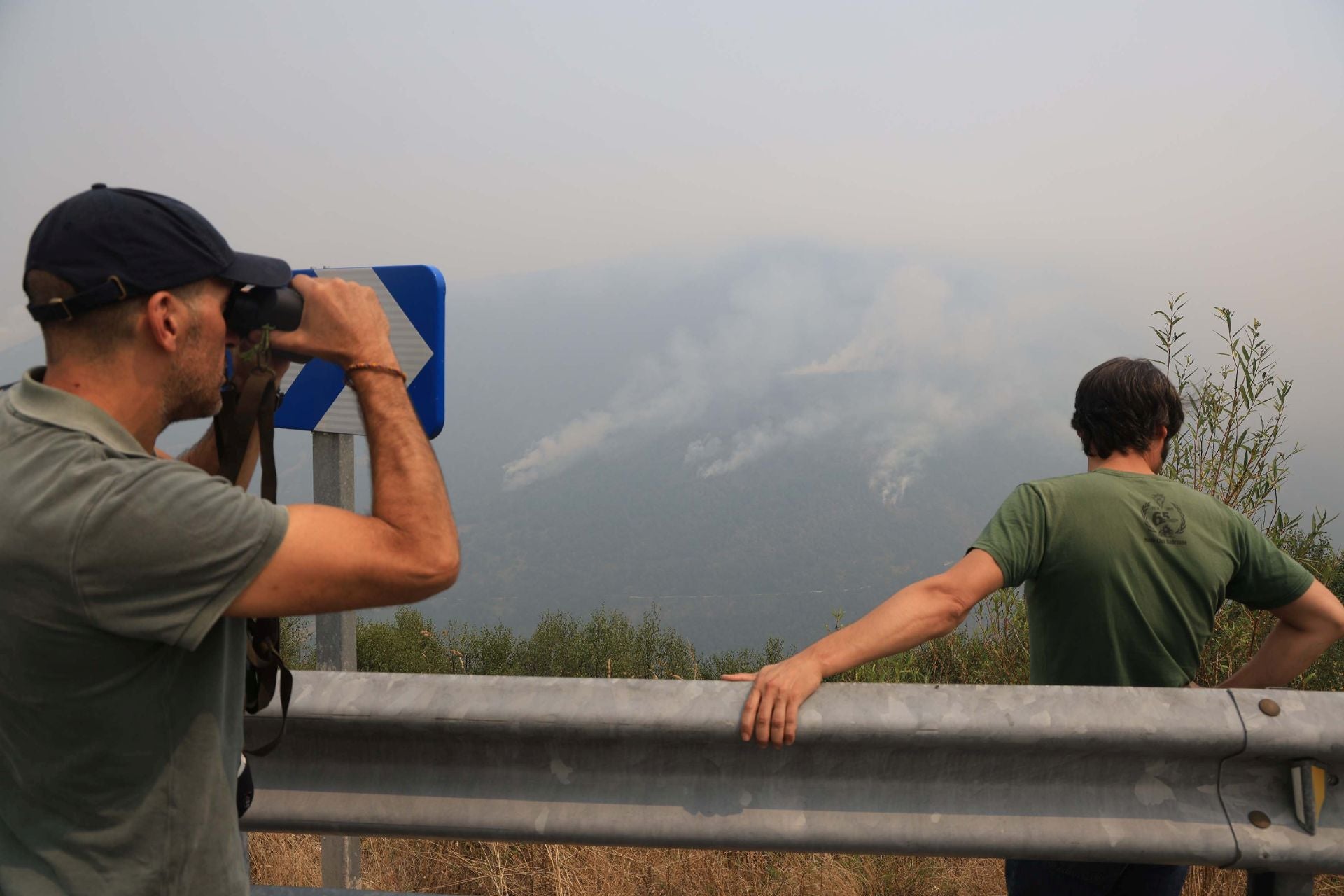 Incendio en Genestoso (Cangas del Narcea)