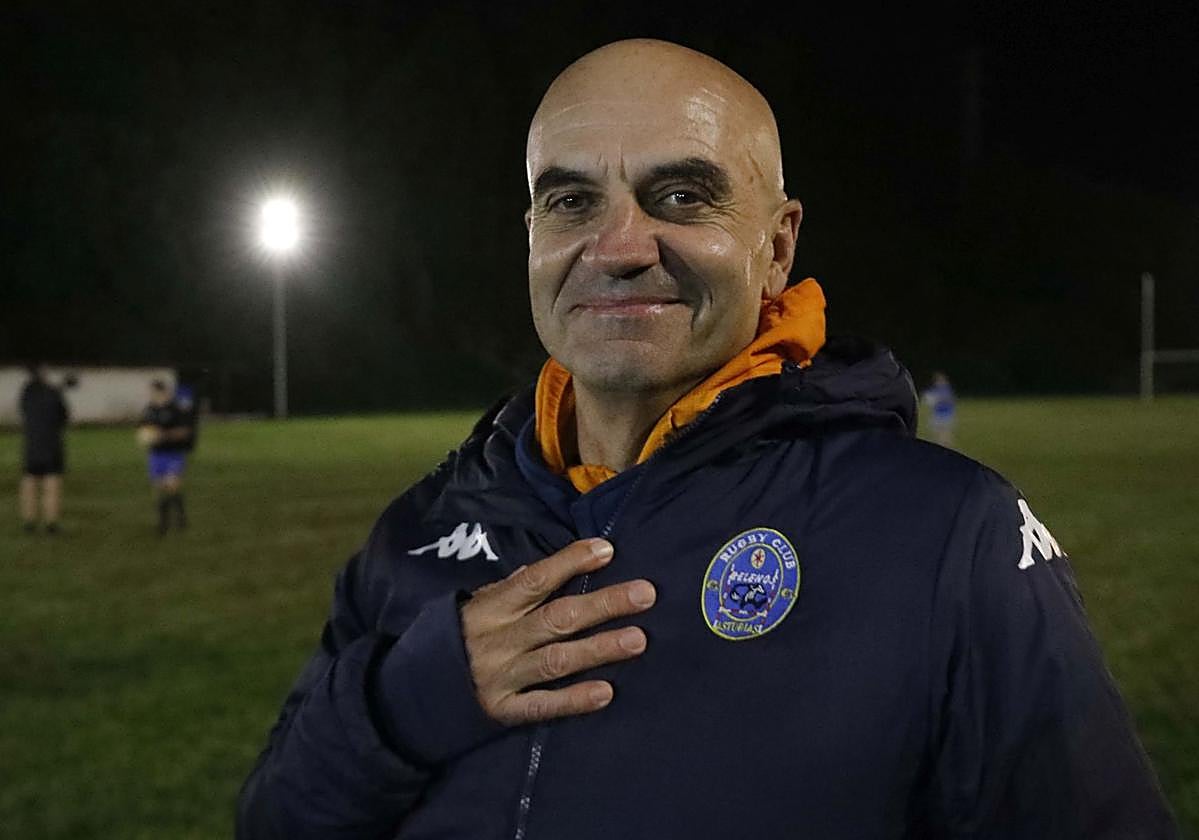 Jesús Delgado, durante un entrenamiento de la pasada campaña.