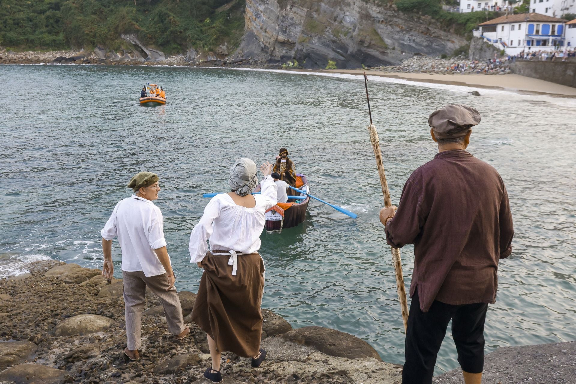 Desembarco del rey Carlos V en Tazones