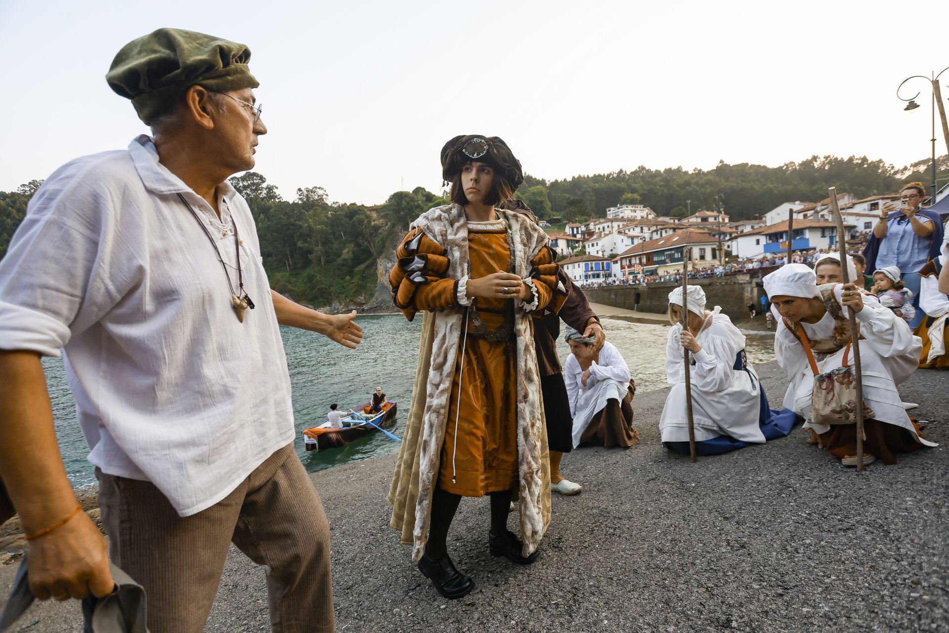 Desembarco del rey Carlos V en Tazones