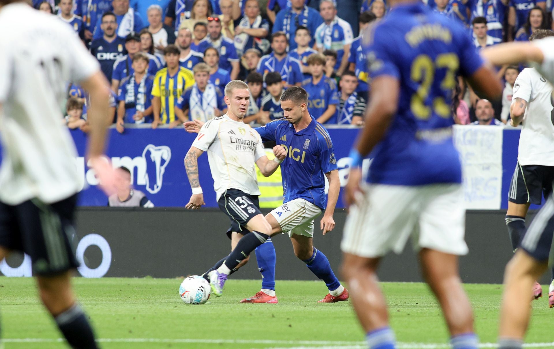 Las mejores jugadas del Real Oviedo - Real Madrid en imágenes