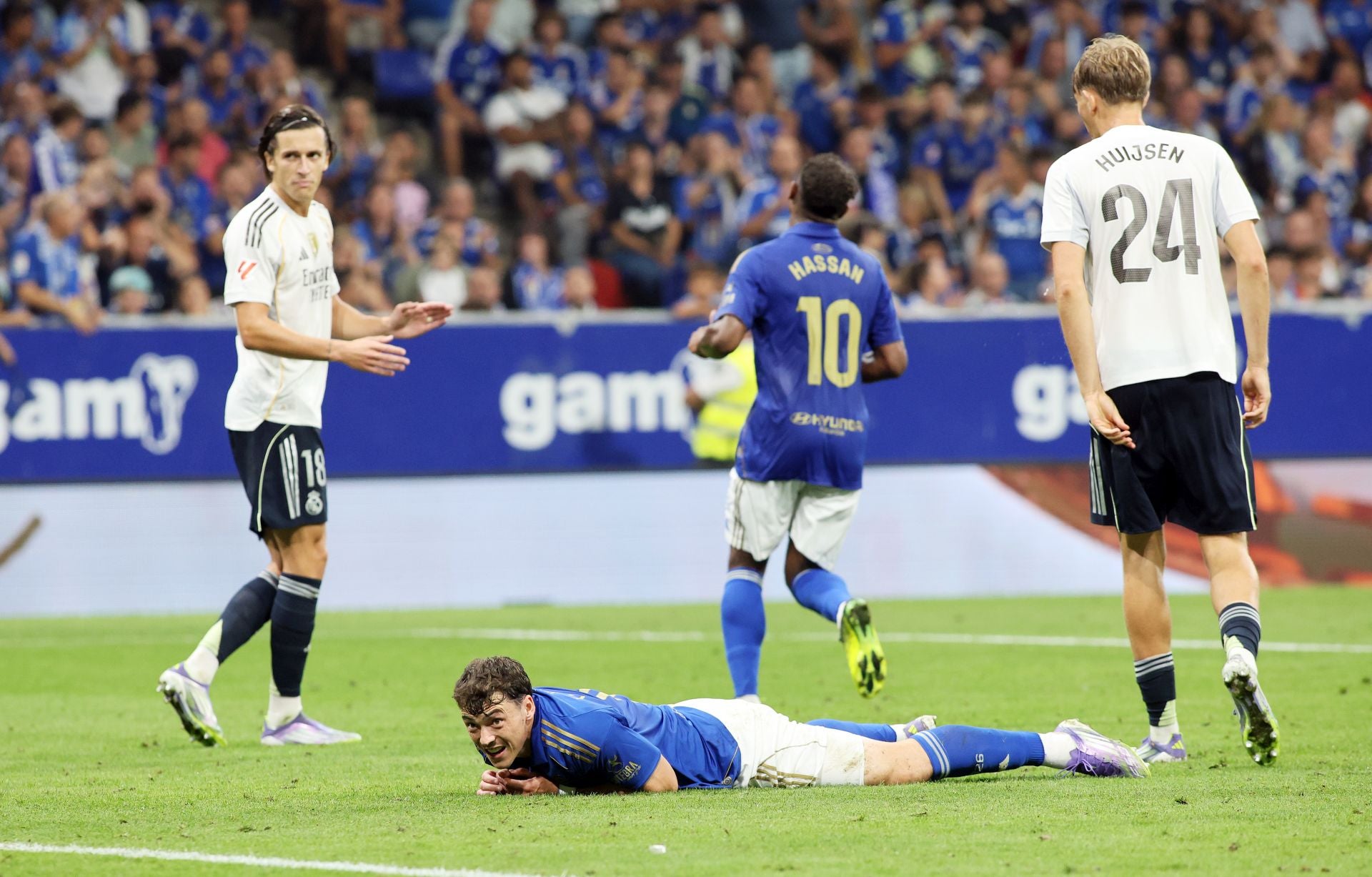Las mejores jugadas del Real Oviedo - Real Madrid en imágenes