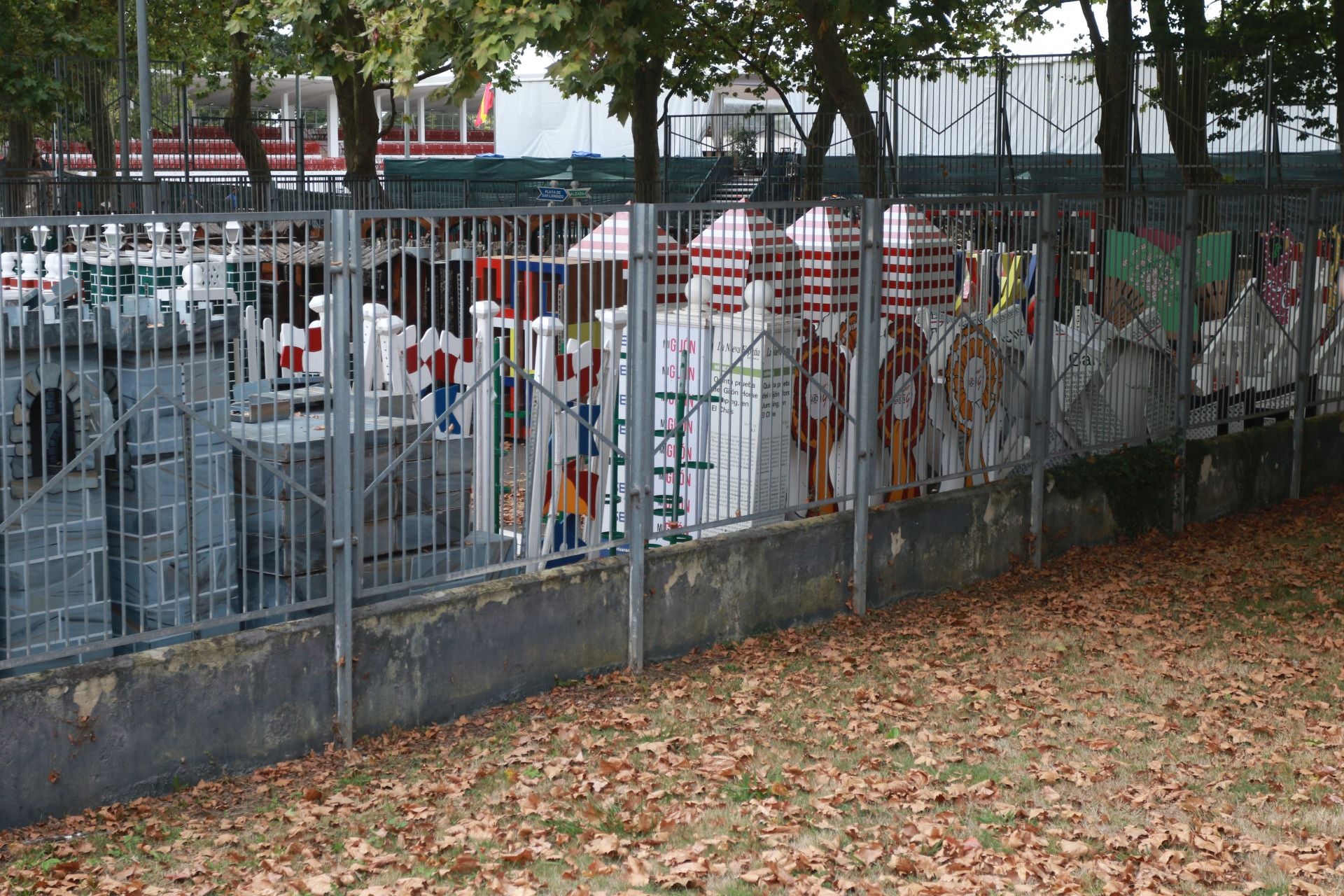 Las Mestas se pone a punto para que arranque su Concurso de Saltos Internacional