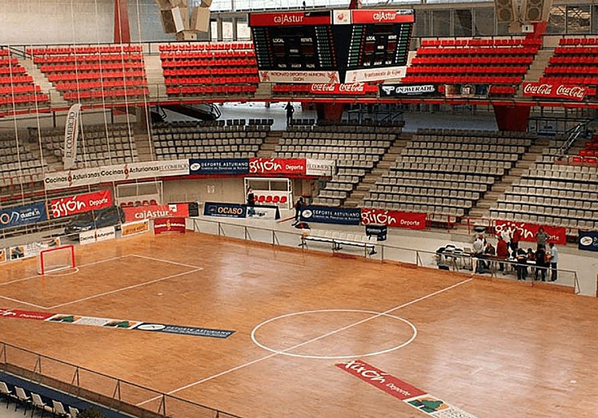 Palacio de Deportes de Gijón, que albergará la Copa de la Reina de hockey femenino en 2026.