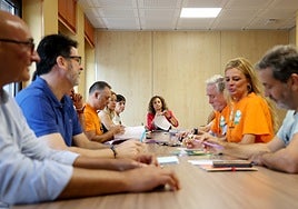 Eva Ledo presidió la reunión con los sindicatos de la educación concertada en Asturias.