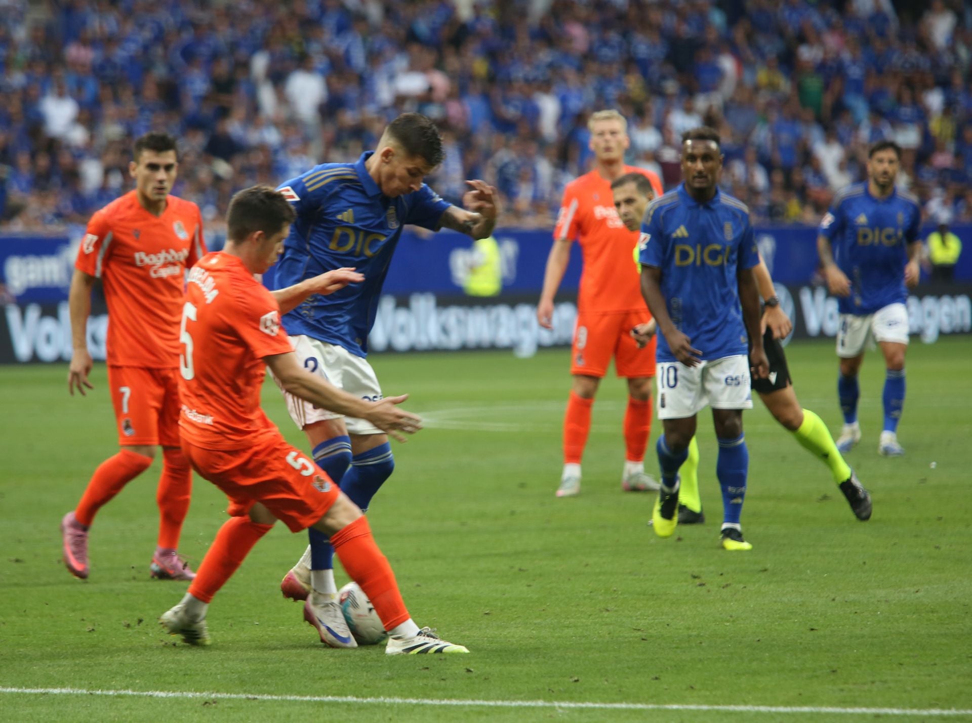 Las mejores jugadas del Real Oviedo - Real Sociedad en imágenes