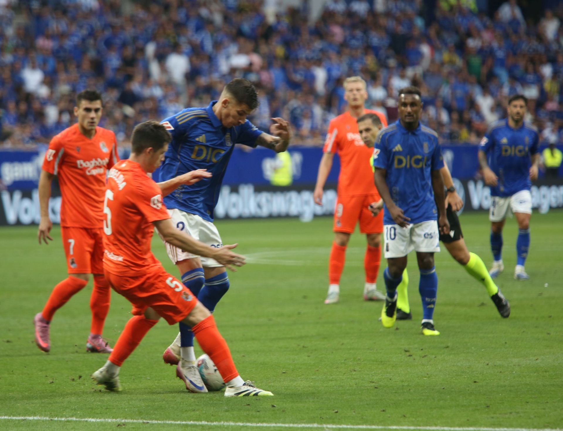 Las mejores jugadas del Real Oviedo - Real Sociedad en imágenes