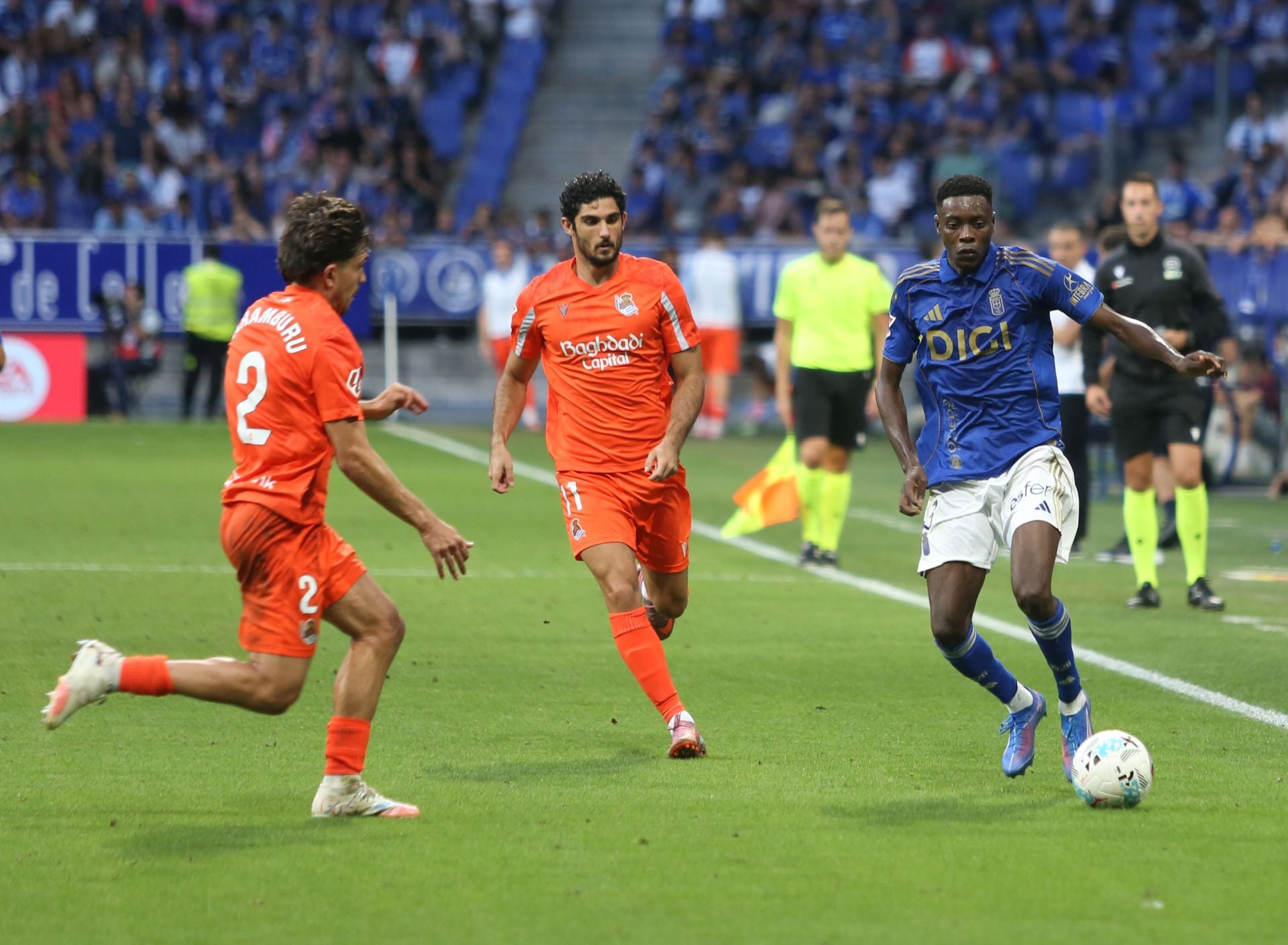 Las mejores jugadas del Real Oviedo - Real Sociedad en imágenes