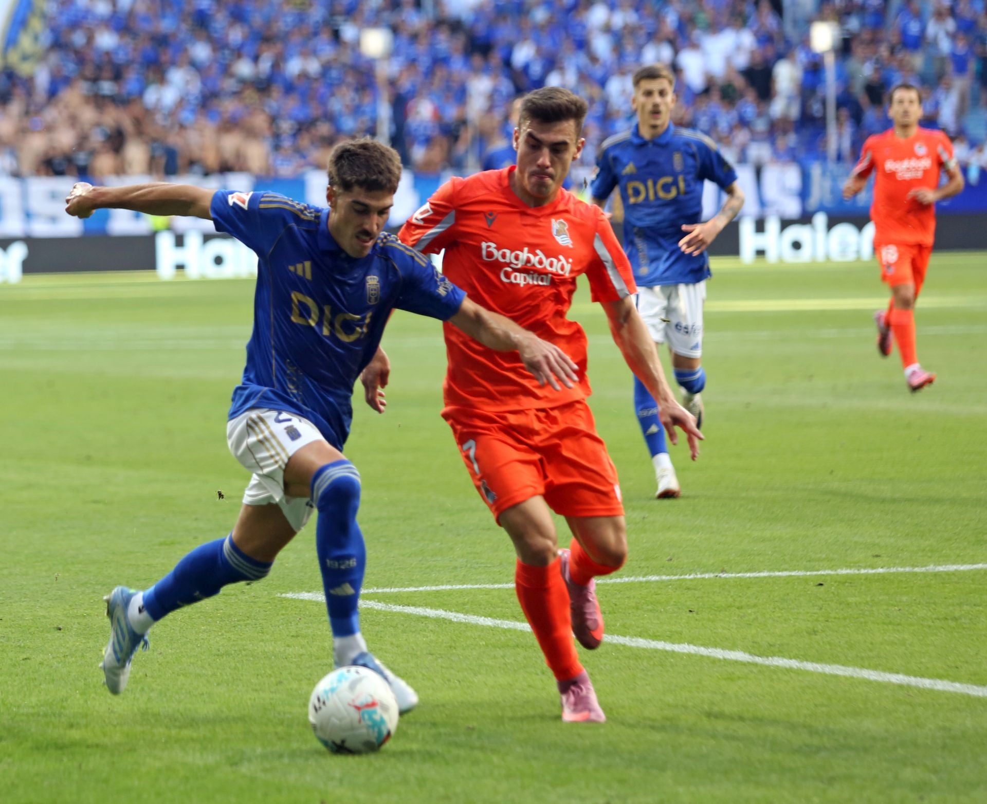 Las mejores jugadas del Real Oviedo - Real Sociedad en imágenes