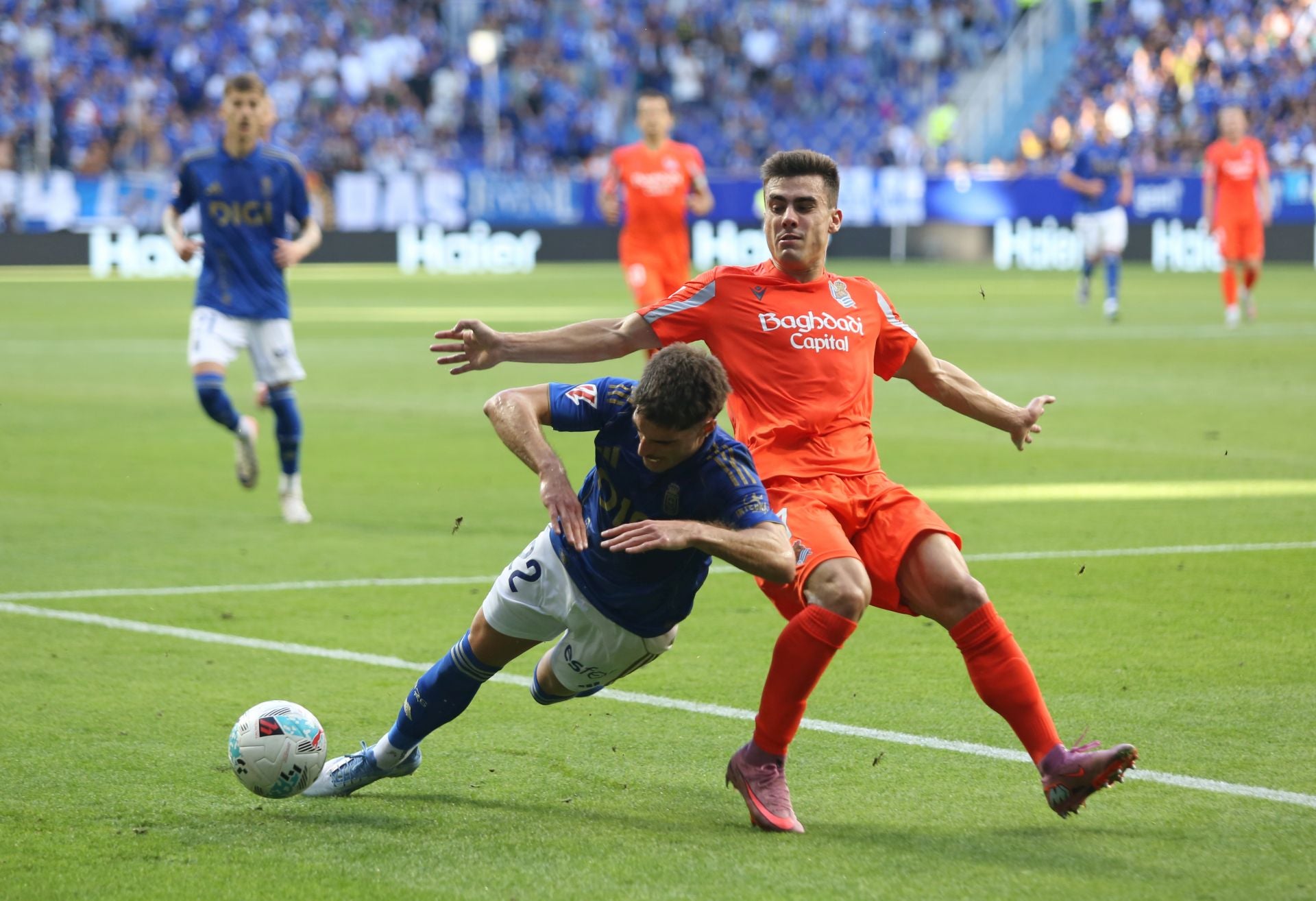 Las mejores jugadas del Real Oviedo - Real Sociedad en imágenes