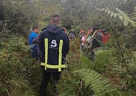 El operativo de rastreo puesto en marcha por el Servicio de Emergencias permitió localizar al hombre.