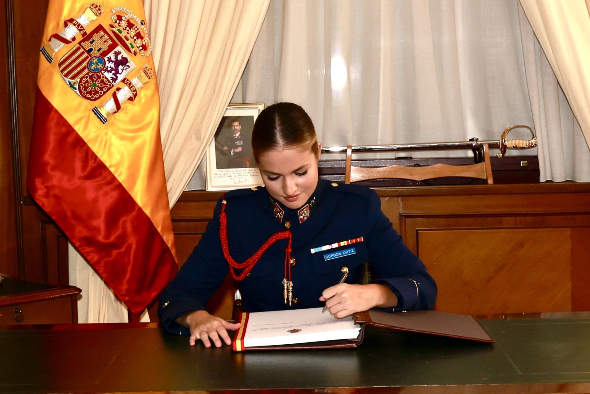 Las primeras imágenes de la Princesa Leonor en su formación como piloto