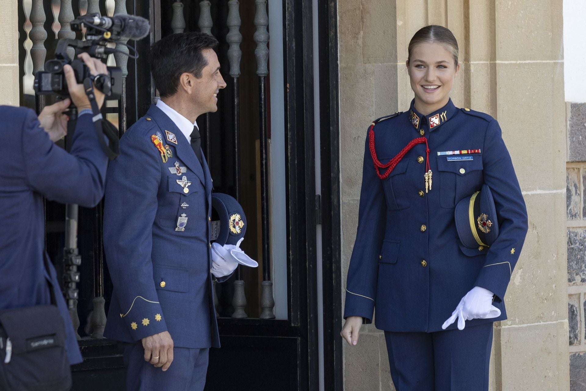 Las primeras imágenes de la Princesa Leonor en su formación como piloto
