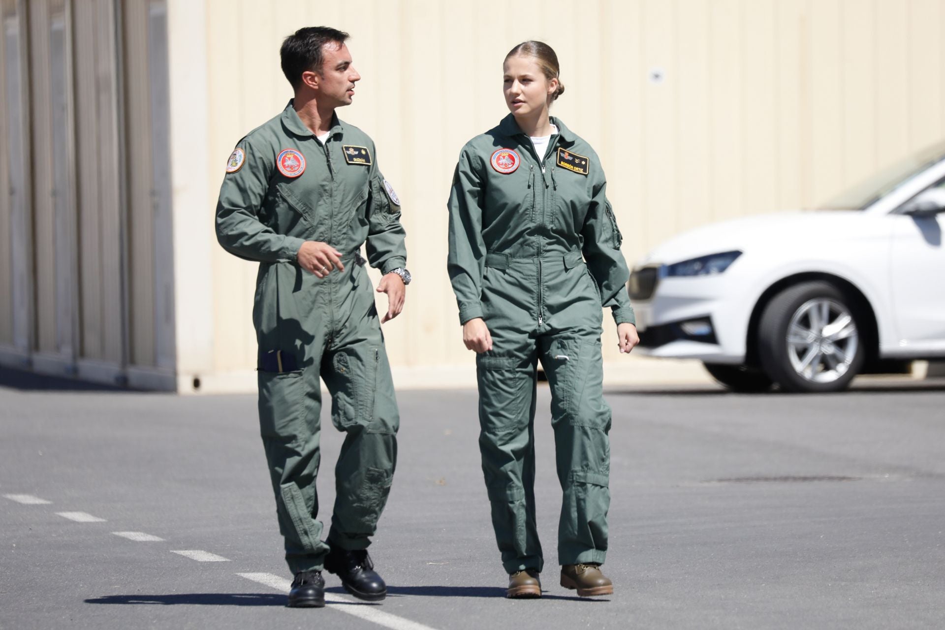 Las primeras imágenes de la Princesa Leonor en su formación como piloto