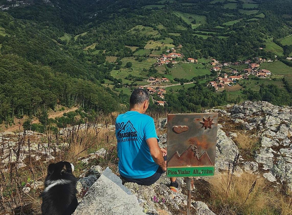Imagen principal - Pico Vialar, mirando a Banduxu desde arriba/ Iglesia Santa María/ Torre Medieval