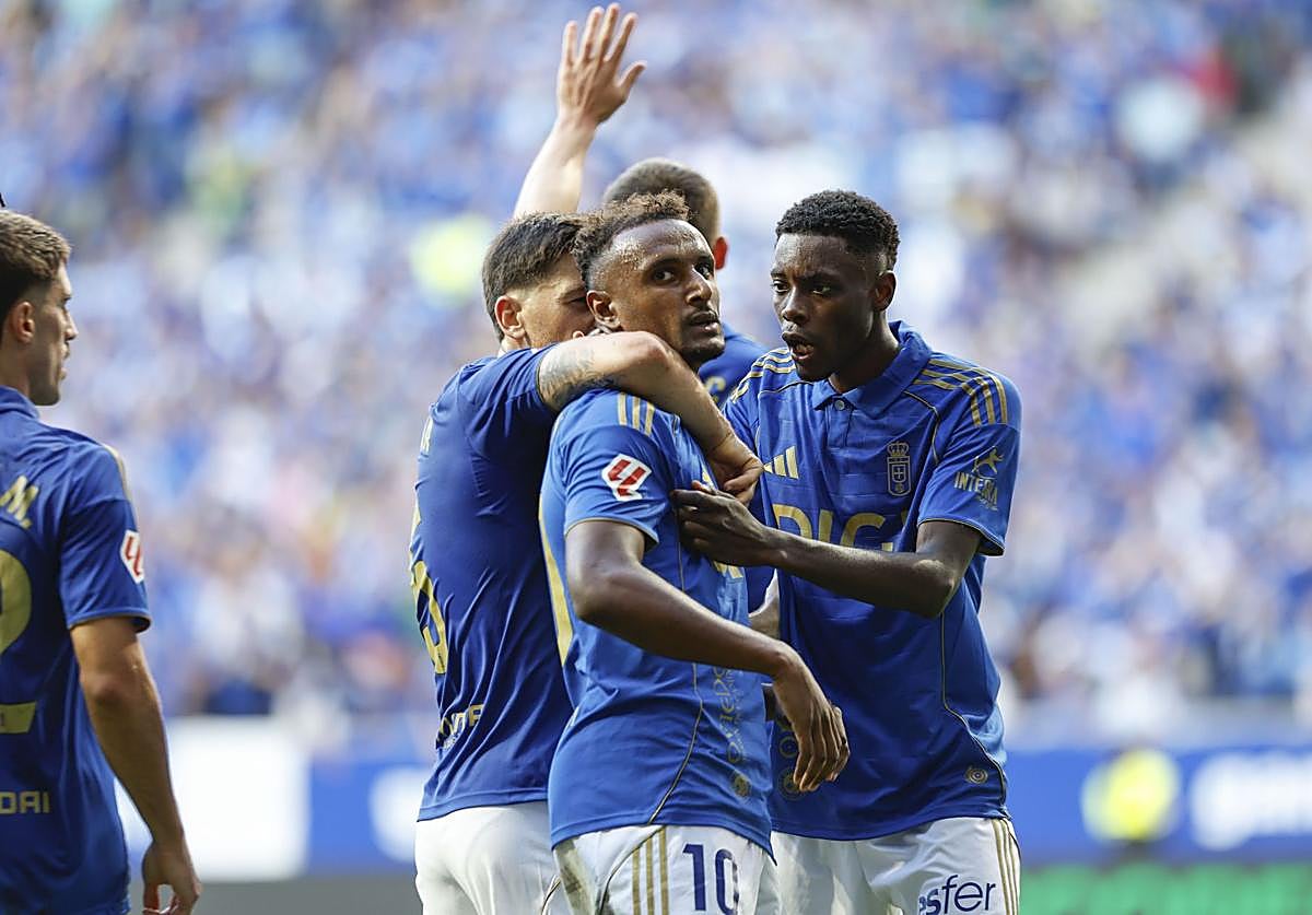 Hassan, durante la celebración del gol contra la Real Sociedad.