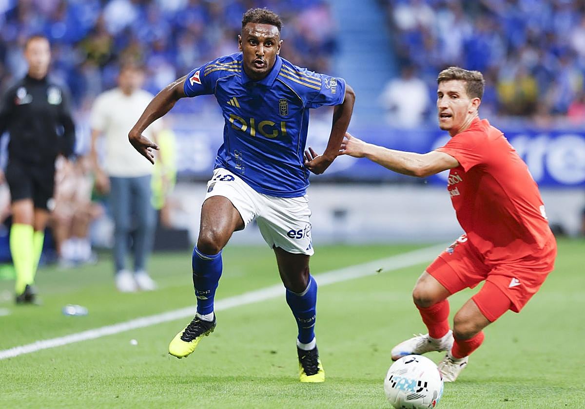 Hassan durante el partido contra la Real Sociedad.