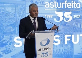 El presidente de Asturfeito, Belarmino Feito.