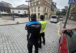 Agentes de la Policía Local de Siero