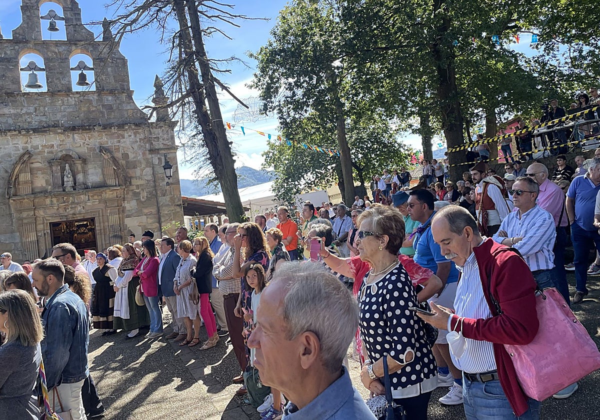 Edición pasada de las fiestas de El Carbayu, en Langreo