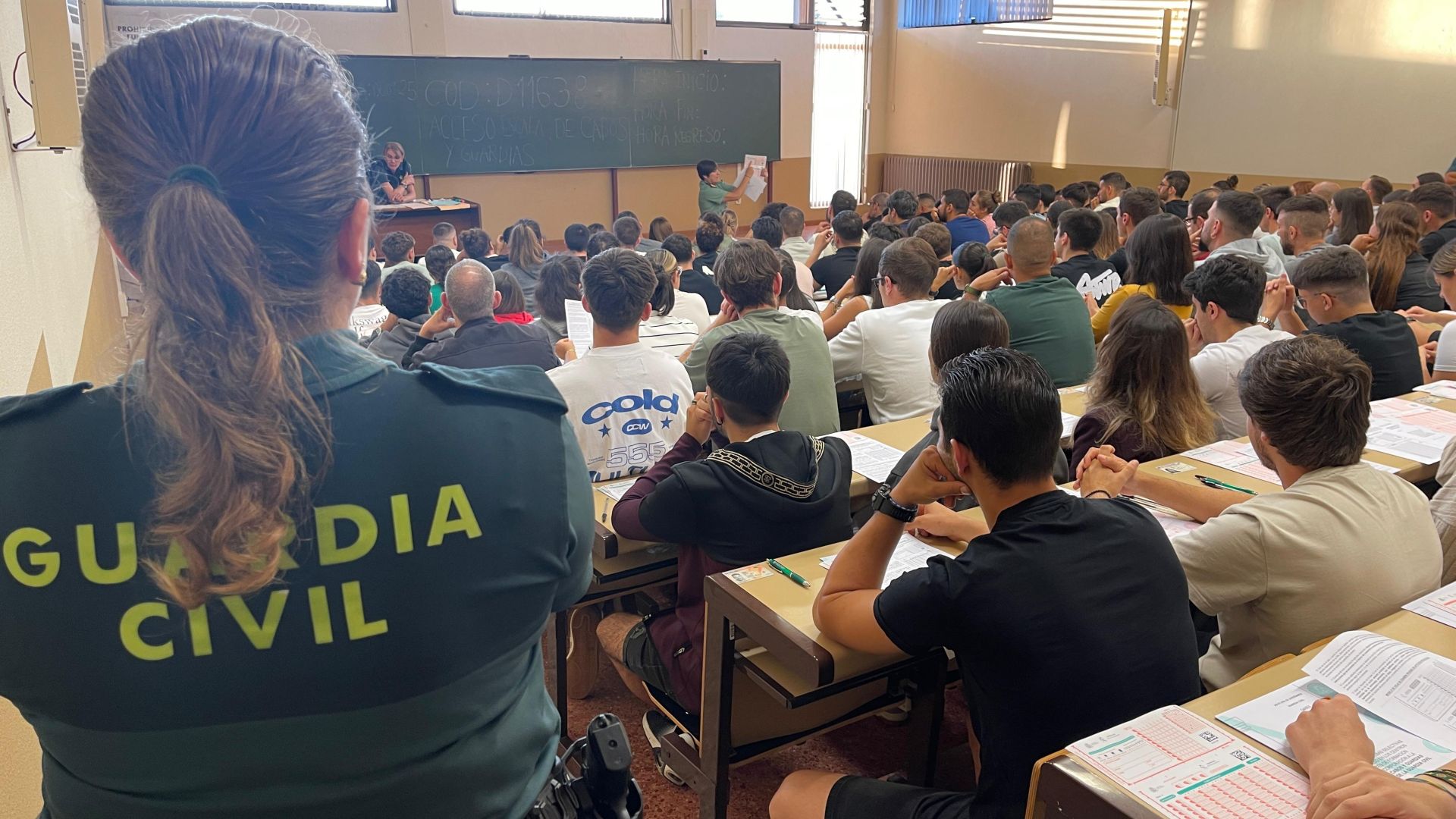 Oposiciones a la Guardia Civil en Asturias: más de 600 aspirantes se examinan para acceder al cuerpo