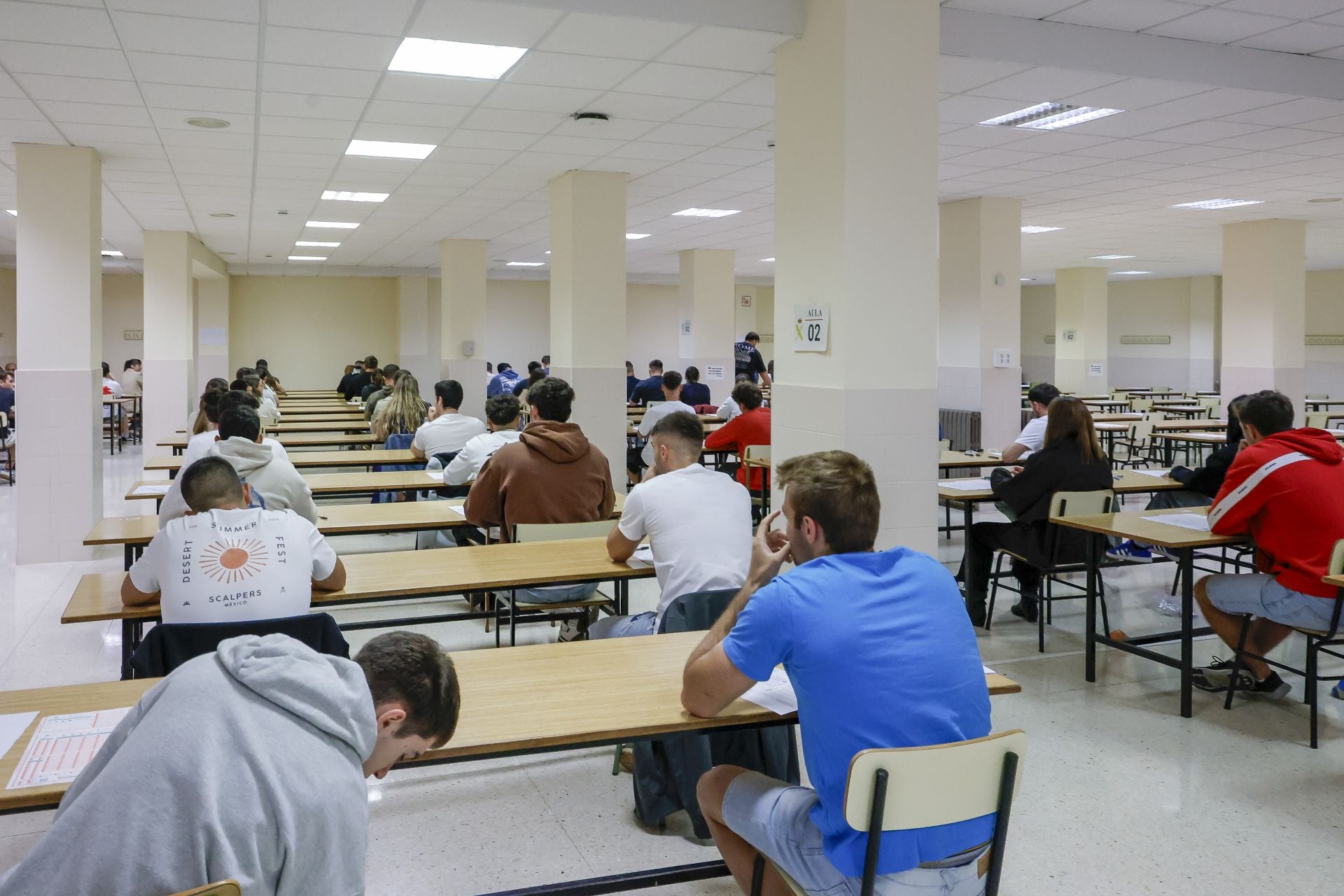 Oposiciones a la Guardia Civil en Asturias: más de 600 aspirantes se examinan para acceder al cuerpo