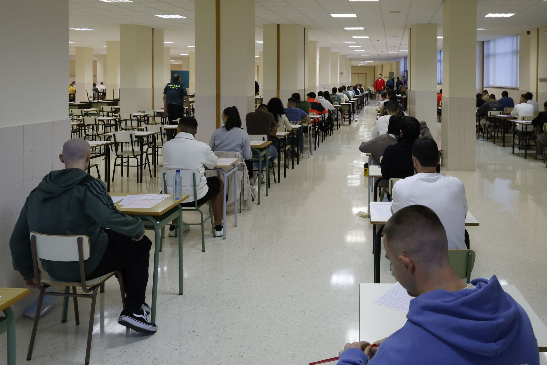 Oposiciones a la Guardia Civil en Asturias: más de 600 aspirantes se examinan para acceder al cuerpo