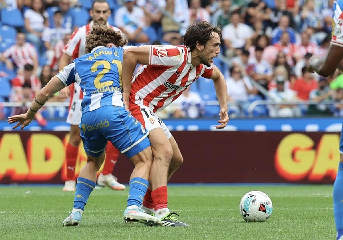 Un gol del Dépor en los últimos minutos rompe la racha de victorias del Sporting