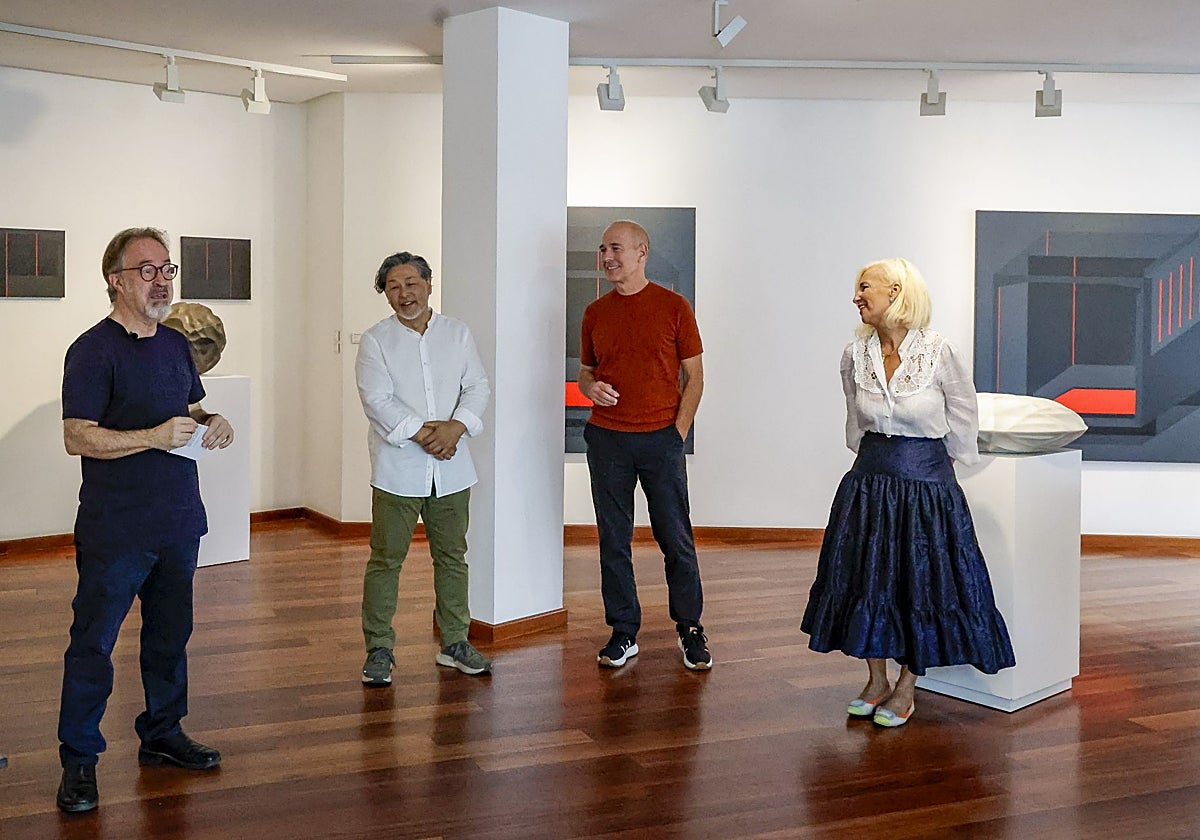 Inauguración en Vigil Escalera de Tadanori Yamaguchi y Lisardo Menéndez