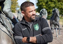 Nacho Novo, en su etapa en el Lexington de Kentucky, en Estados Unidos, donde estuvo dos años y llegó a ser primer entrenador.