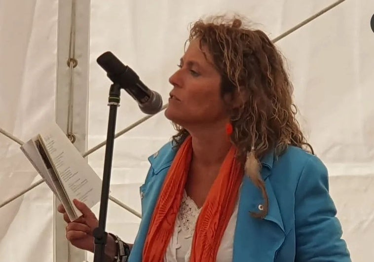 Gema Bravo, poeta del Alba en el Cristo de Candás