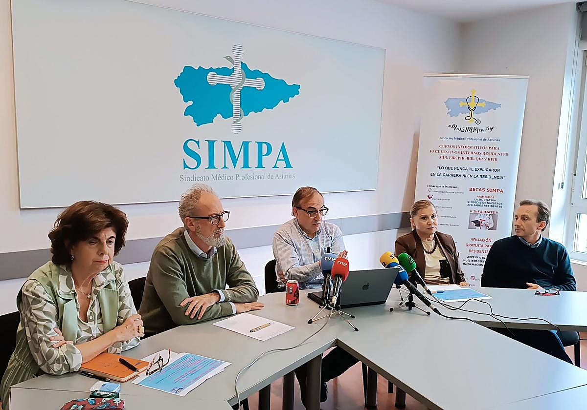 Rueda de prensa del Simpa sobre la huelga del 3 de octubre.