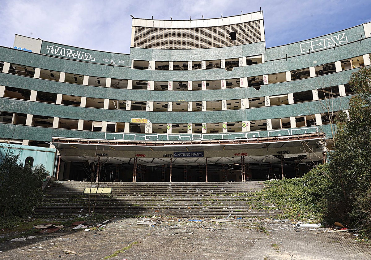El edificio de Maternidad, en El Cristo