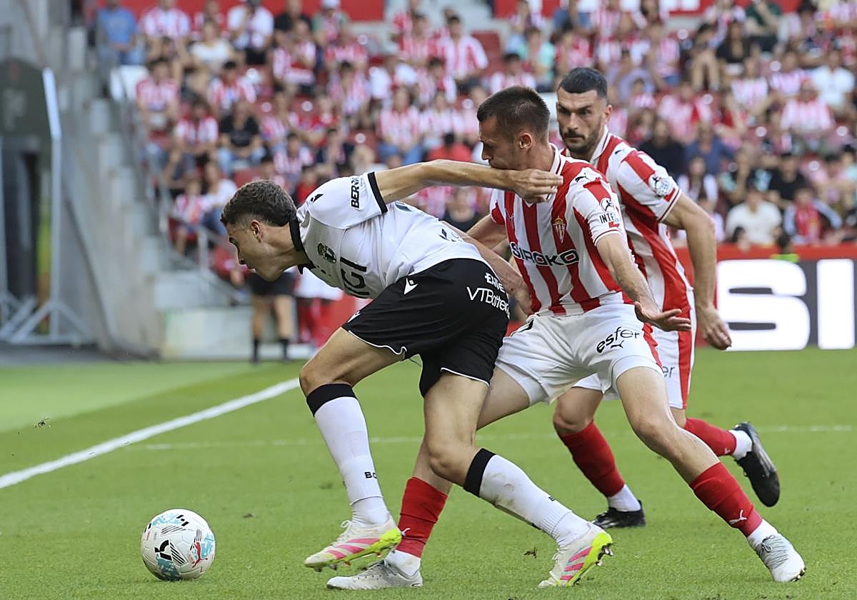 Las mejores jugadas del Sporting de Gijón - Burgos en imágenes