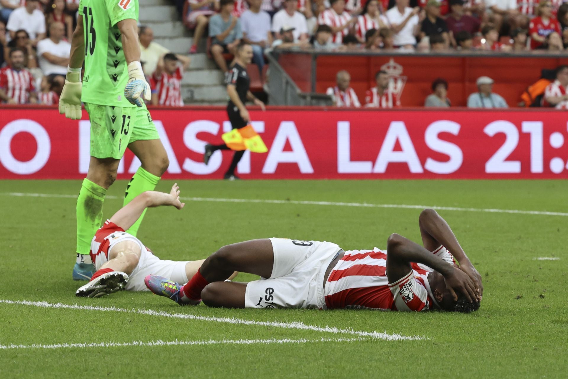 Las mejores jugadas del Sporting de Gijón - Burgos en imágenes