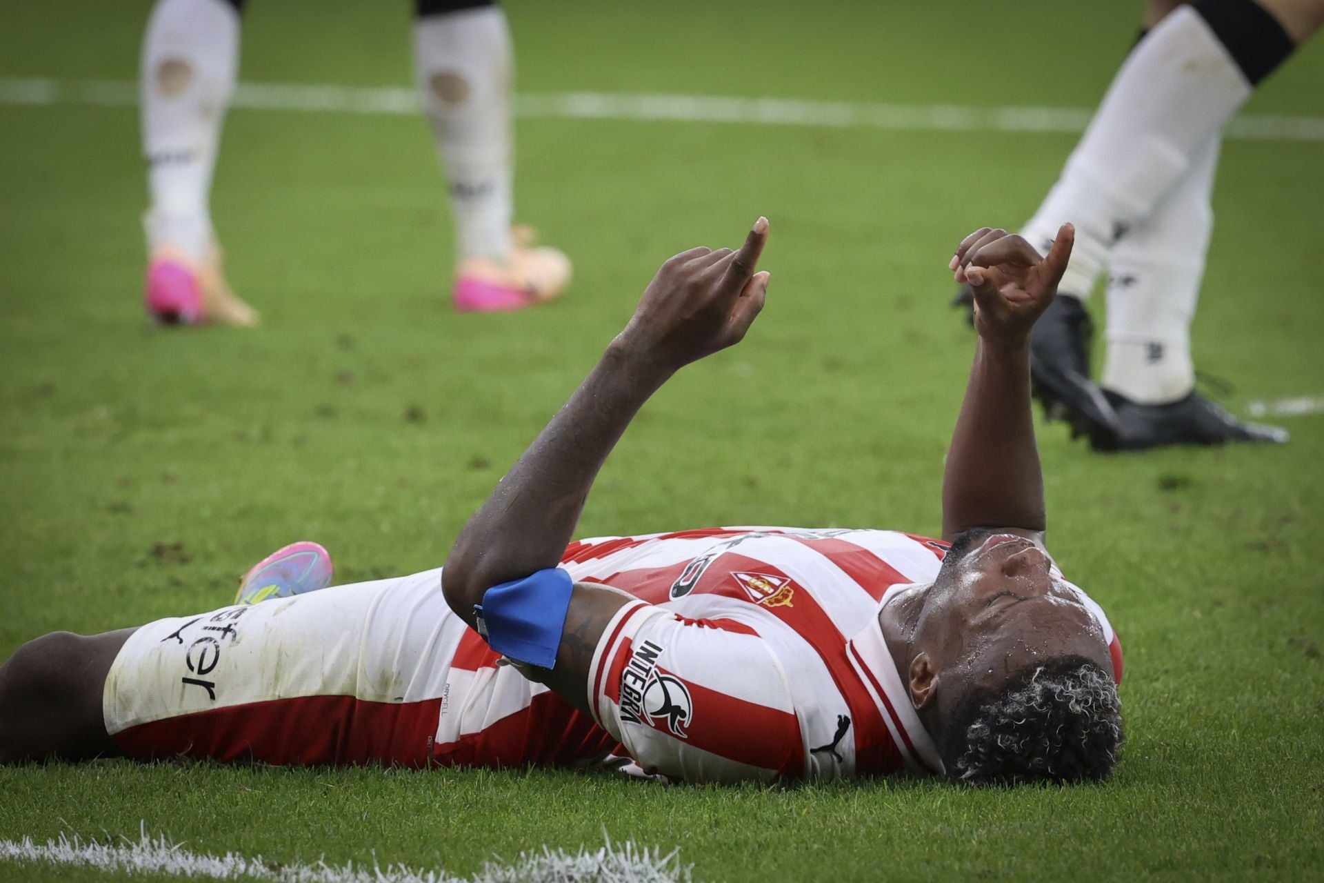 Las mejores jugadas del Sporting de Gijón - Burgos en imágenes