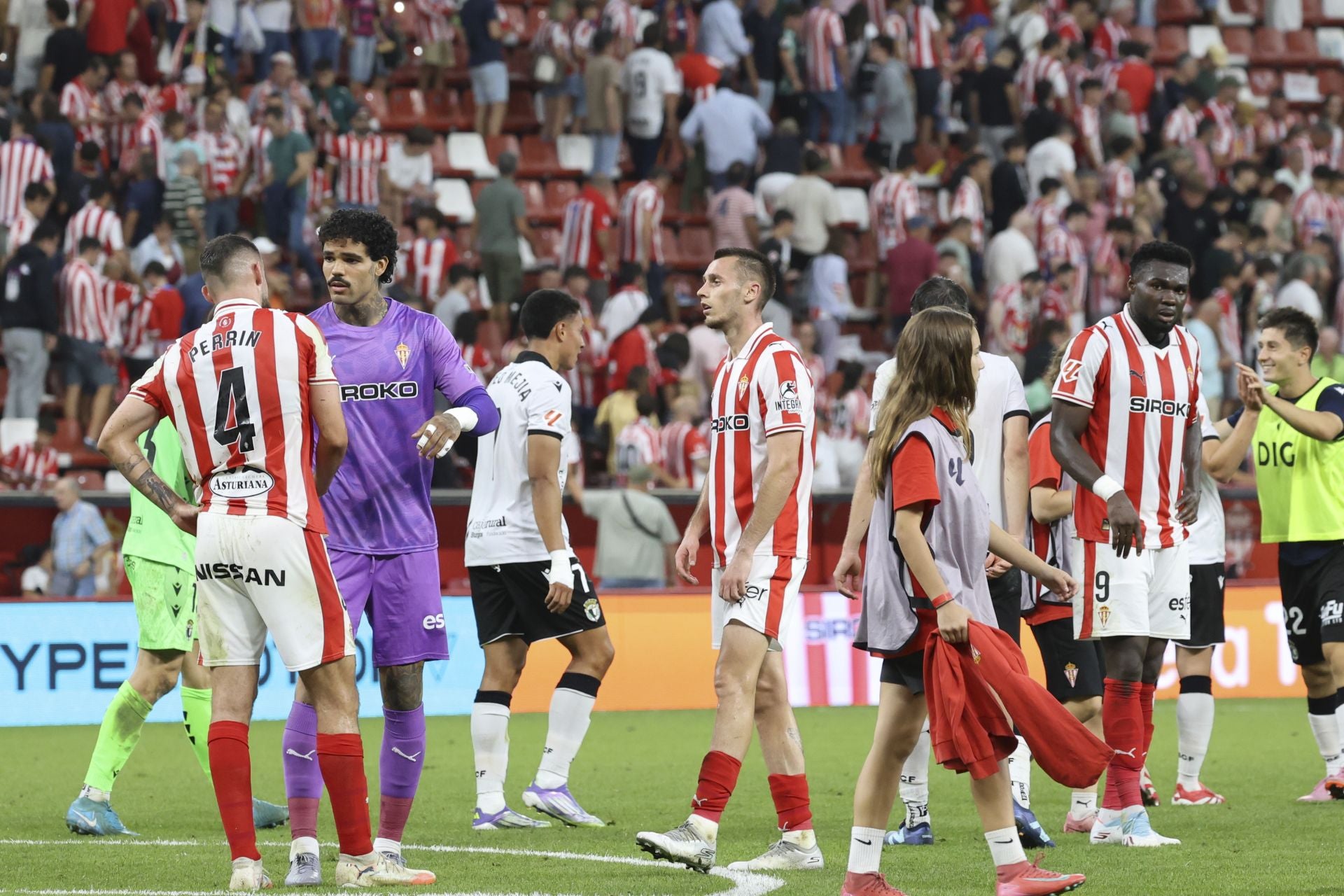 Las mejores jugadas del Sporting de Gijón - Burgos en imágenes
