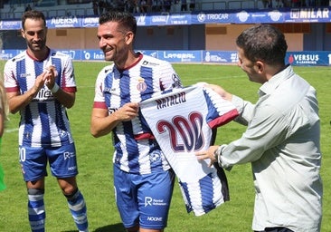 Natalio cumple 200 partidos con el Real Avilés