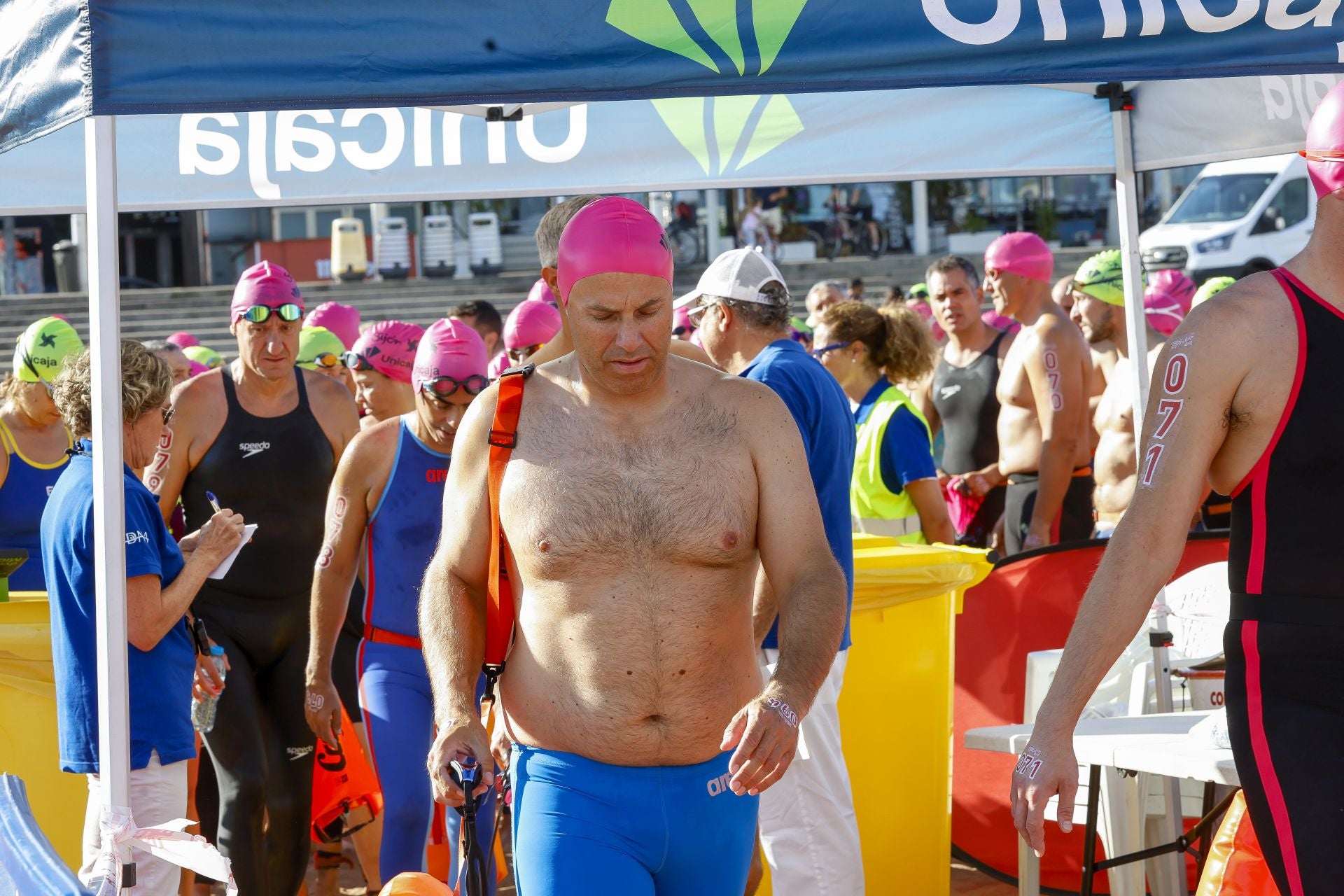 La Travesía a Nado Playas del Oeste de Gijón, en fotos