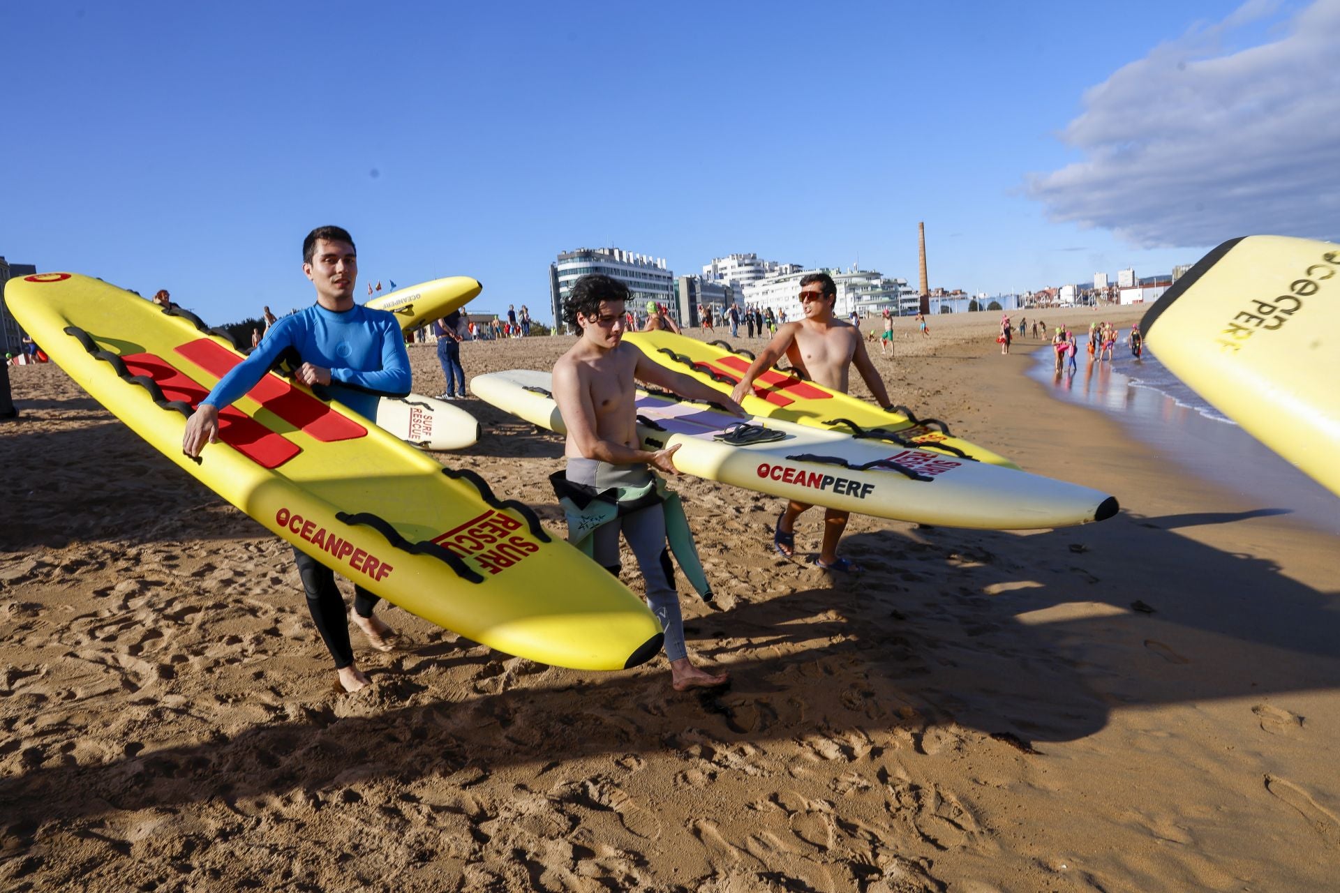 La Travesía a Nado Playas del Oeste de Gijón, en fotos