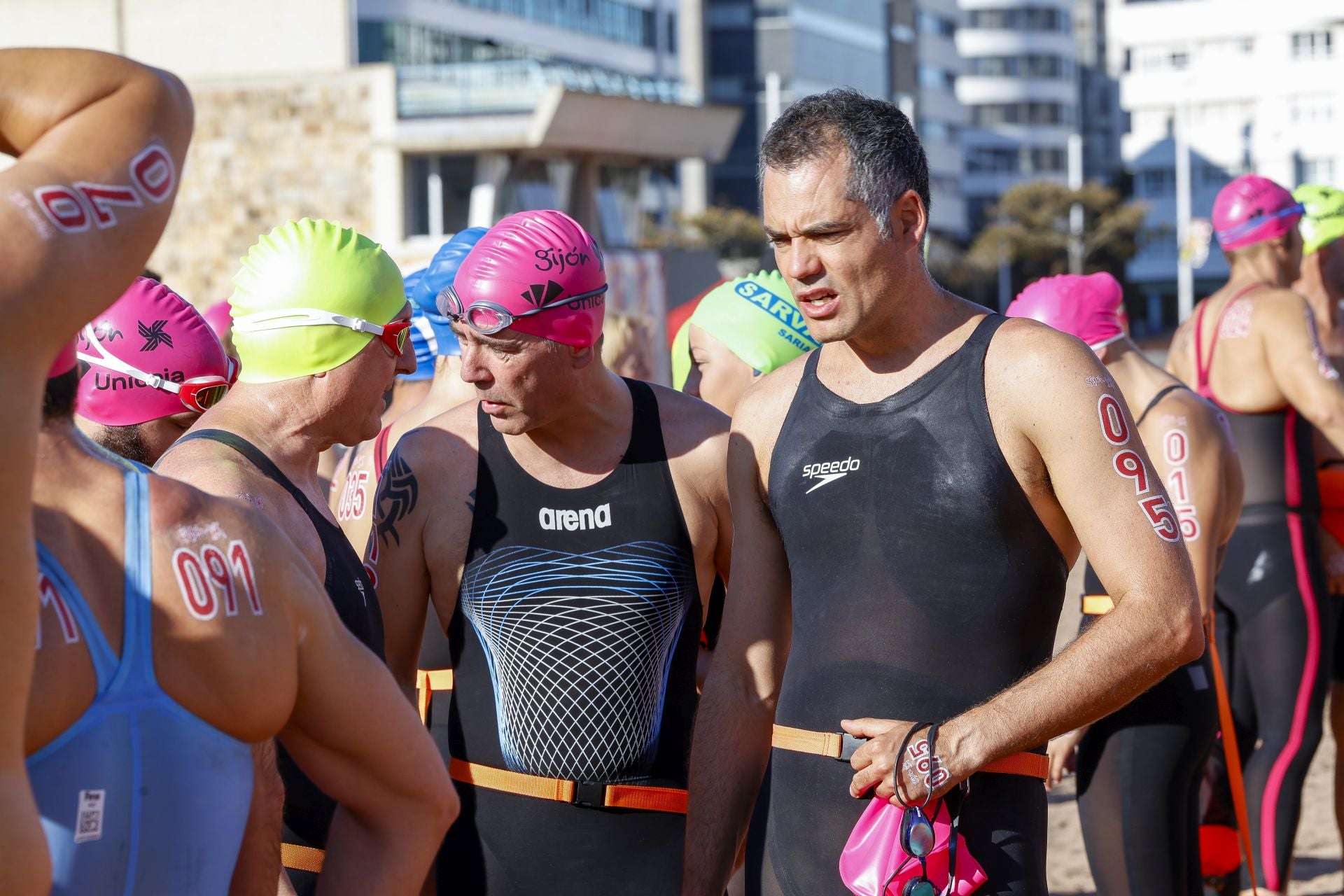 La Travesía a Nado Playas del Oeste de Gijón, en fotos