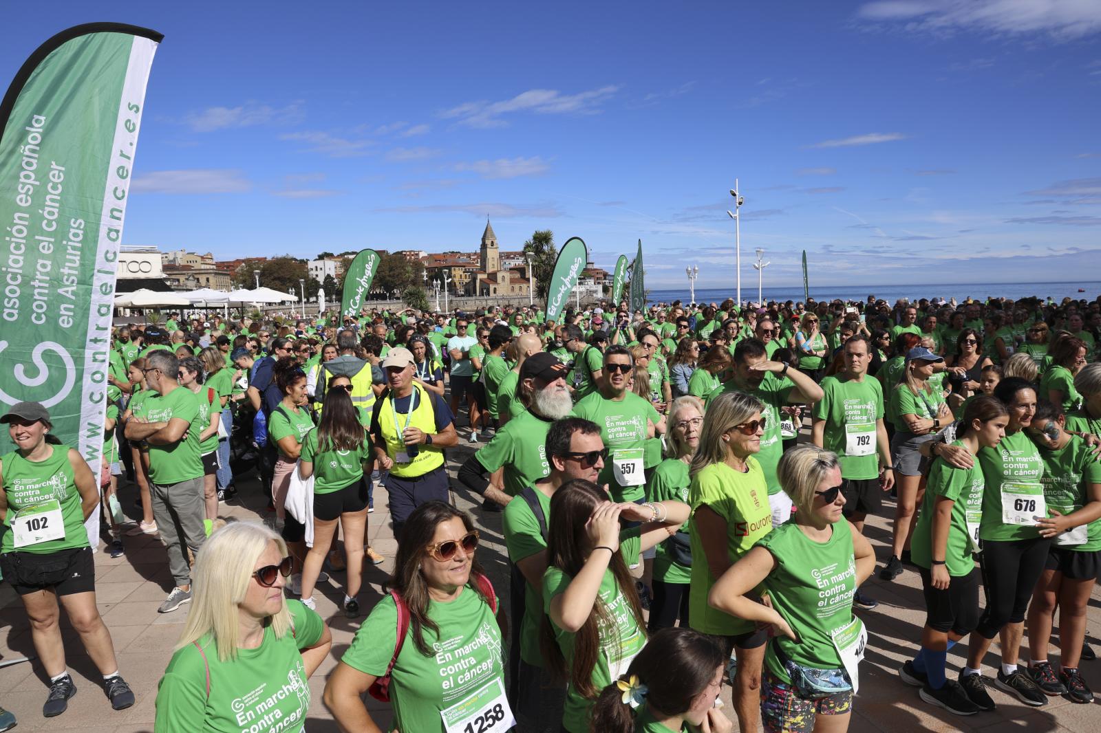 Participantes de la carrera solidaria del año pasado.